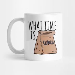 What Time Is Lunch? Mug